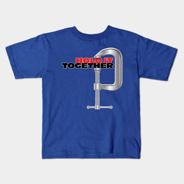 Hold It Together Kids T-Shirt by chrayk57